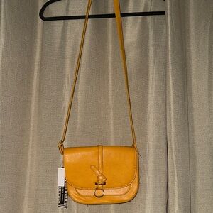 Alexis Bendel Chic Mustard Crossbody Bag